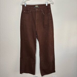 Brown wide leg pants
